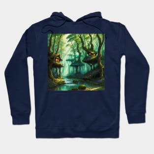 Fantasy Fairy Forest Render - Magic Retreat Hoodie